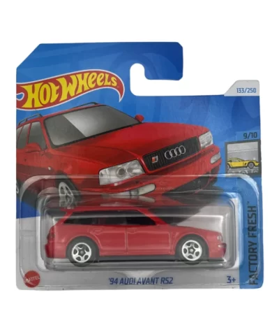 Mașinuță Hot Wheels Audi Avant RS2 '94, machetă auto, roșu