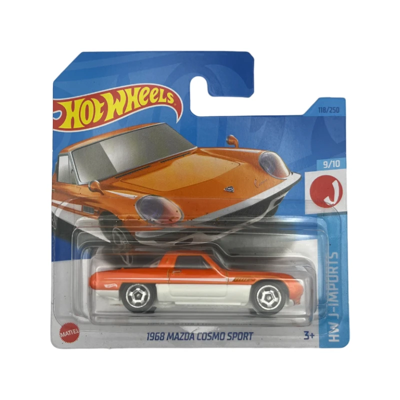 Mașinuță Hot Wheels Mazda Cosmo Sport 1968, machetă auto, portocaliu Mașinuță Hot Wheels Mazda Cosmo Sport 1968, machetă auto, portocaliu