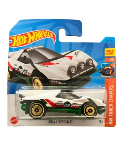 Mașinuță Hot Wheels Rally Speciale, machetă auto, alb