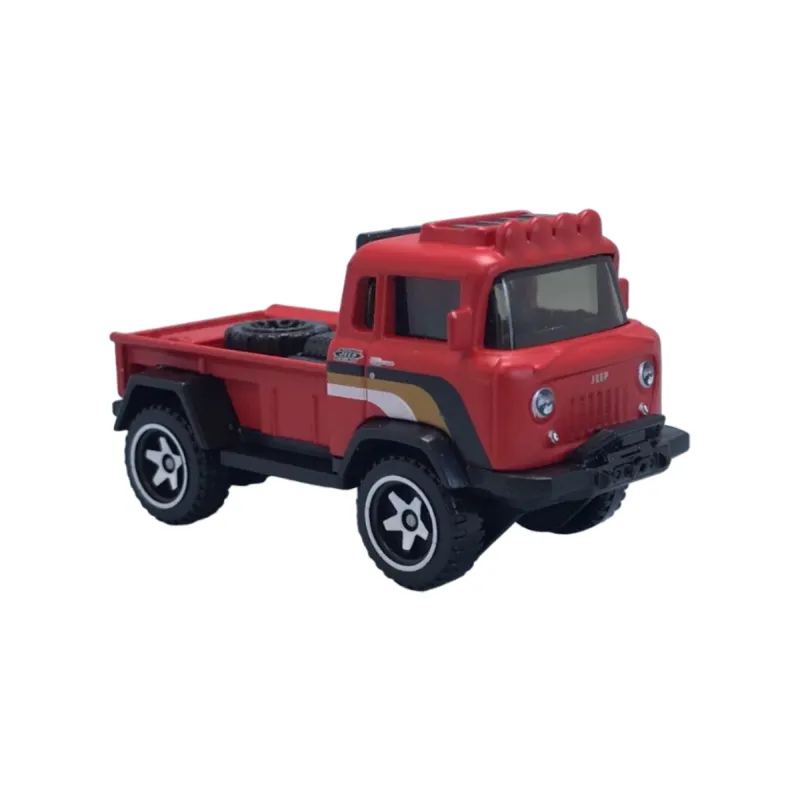 Mașinuță Hot Wheels JEEP FC '57, machetă auto, roșu, detaliu