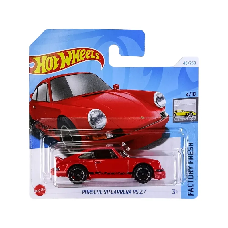 Mașinuță Hot Wheels Porsche 911 Carrera RS 2.7, machetă auto, roșu, 1:64