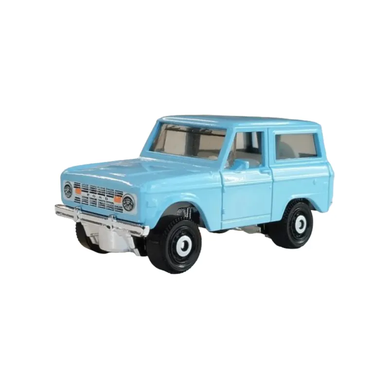 Mașinuță Matchbox Ford Bronco 1970, machetă auto, albastru, detaliu