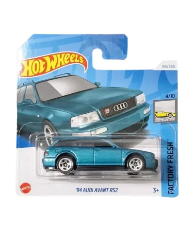 Mașinuță Hot Wheels Audi Avant RS2 '94, machetă auto, turcoaz, 1:64
