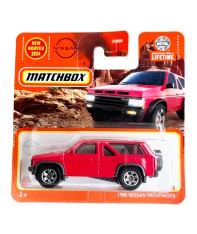 Mașinuță Matchbox Nissan Pathfinder 1985, rosu, 1:64