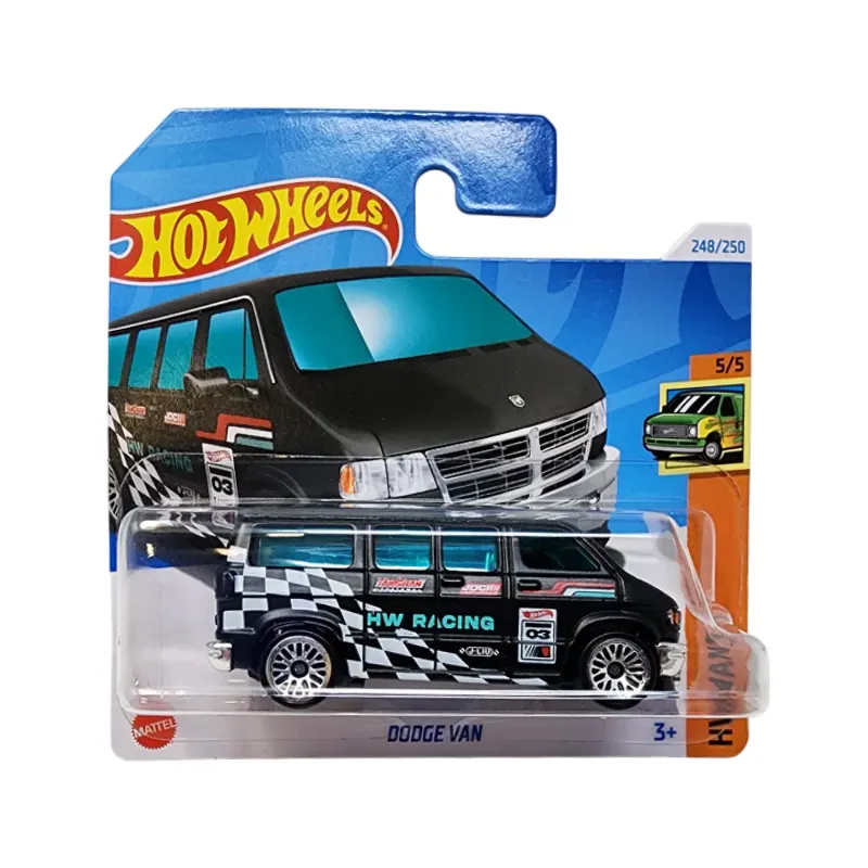 Mașinuță Hot Wheels Dodge Van, machetă auto, negru, 1:64 Mașinuță Hot Wheels Dodge Van, machetă auto, negru, 1:64