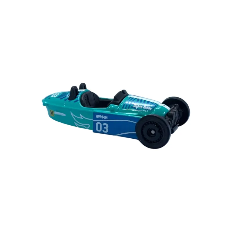 Mașinuță Hot Wheels Morgan Super 3, machetă auto, albastru, detaliu