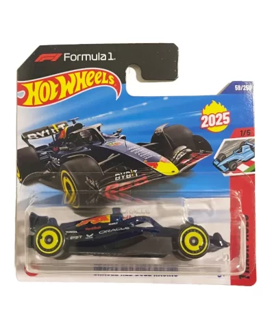Mașinuță Hot Wheels Oracle Red Bull Racing, machetă auto, albastru, 1:64