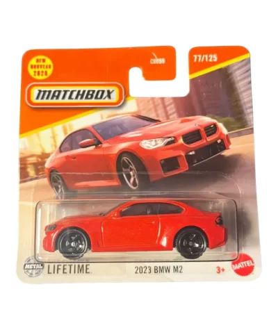 Mașinuță Matchbox BMW M2 2023, machetă auto, roșu, 1:64