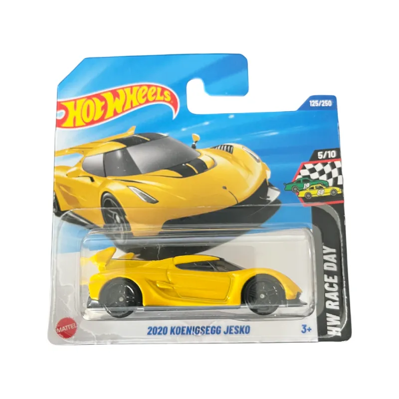 Mașinuță Hot Wheels 2020 Koenigsegg Jesko, machetă auto, galben, 1:64 Mașinuță Hot Wheels 2020 Koenigsegg Jesko, machetă auto, galben, 1:64