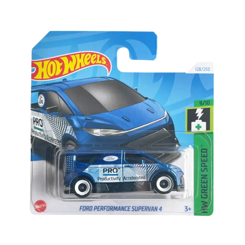 Mașinuță Hot Wheels Ford Performance Supervan 4, machetă auto, albastru, 1:64