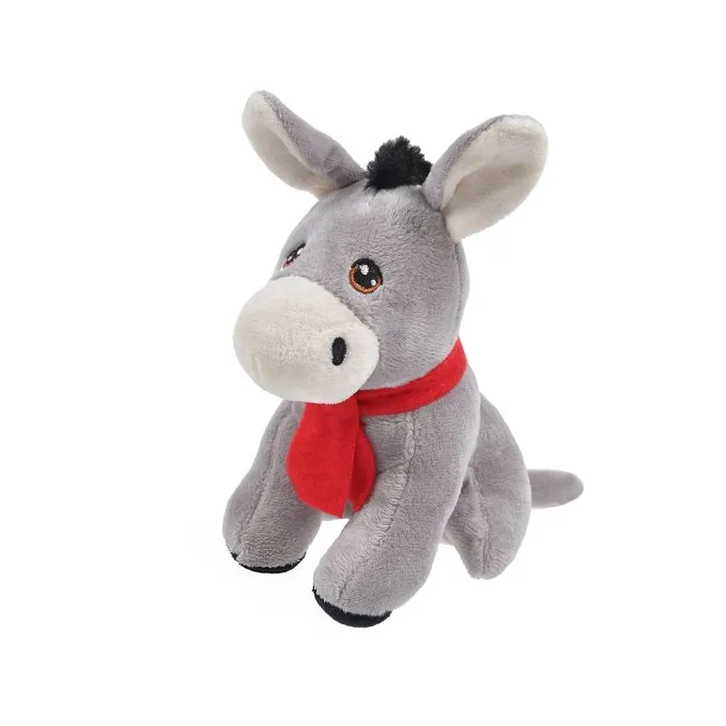 Jucărie de pluș – măgăruș adorabil, 16 cm - detaliu Jucărie de pluș – măgăruș adorabil, 16 cm - detaliu