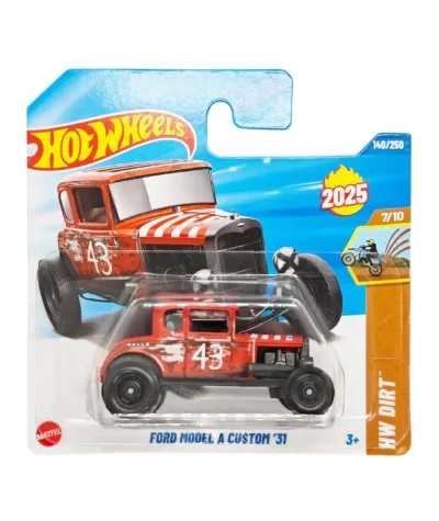 Mașinuță Hot Wheels Ford Model A Custom '31, rosu, 1:64
