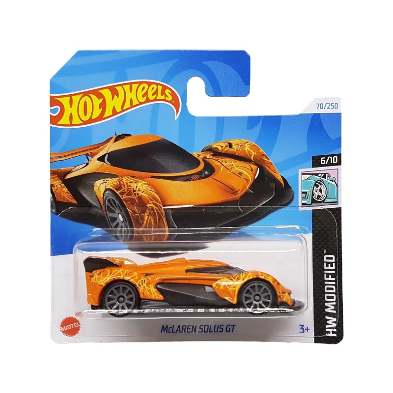 Mașinuță Hot Wheels McLaren Solus GT, machetă auto, portocaliu, 1:64 Mașinuță Hot Wheels McLaren Solus GT, machetă auto, portocaliu, 1:64