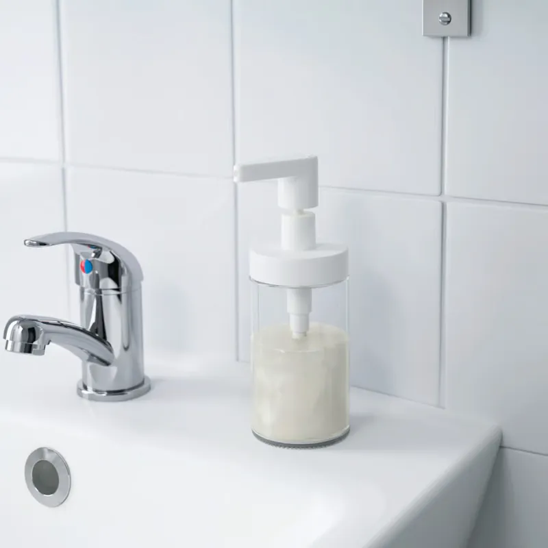 Dozator săpun lichid din sticlă, 200 ml
