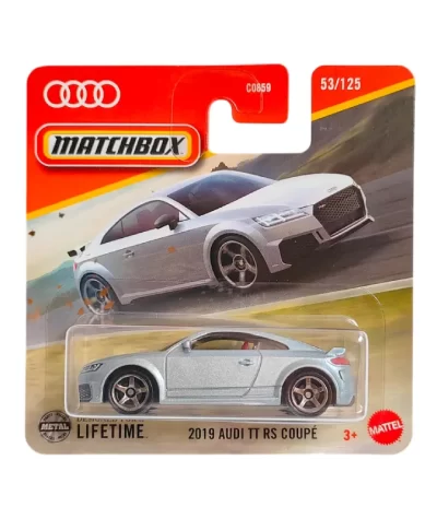 Mașinuță Matchbox 2019 Audi TT RS Coupe, gri, 1:64