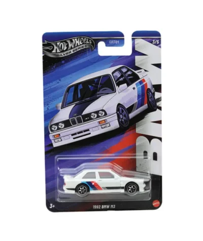 Mașinuță Hot Wheels BMW M3 1993, alb, scara 1:64