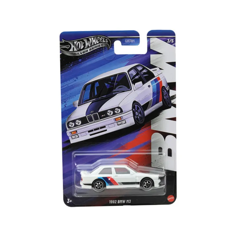 Mașinuță Hot Wheels BMW M3 1993, alb, scara 1:64 Mașinuță Hot Wheels BMW M3 1993, alb, scara 1:64