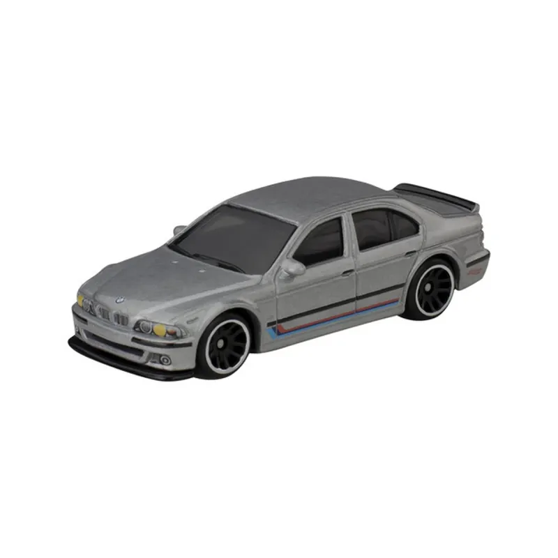 Mașinuță Hot Wheels BMW M5 2001, gri, scara 1:64, detaliu Mașinuță Hot Wheels BMW M5 2001, gri, scara 1:64, detaliu