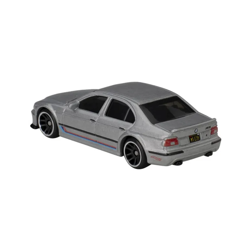 Mașinuță Hot Wheels BMW M5 2001, gri, scara 1:64, spate Mașinuță Hot Wheels BMW M5 2001, gri, scara 1:64, spate