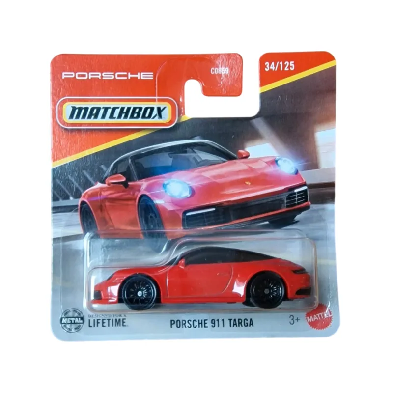 Mașinuță Matchbox Porsche 911 Targa, rosu, scara 1:64 Mașinuță Matchbox Porsche 911 Targa, rosu, scara 1:64