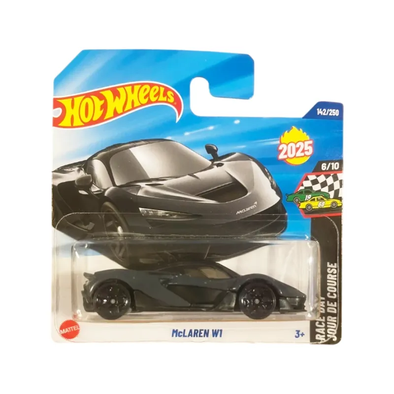 Mașinuță Hot Wheels, McLaren W1, gri - negru, scara 1:64