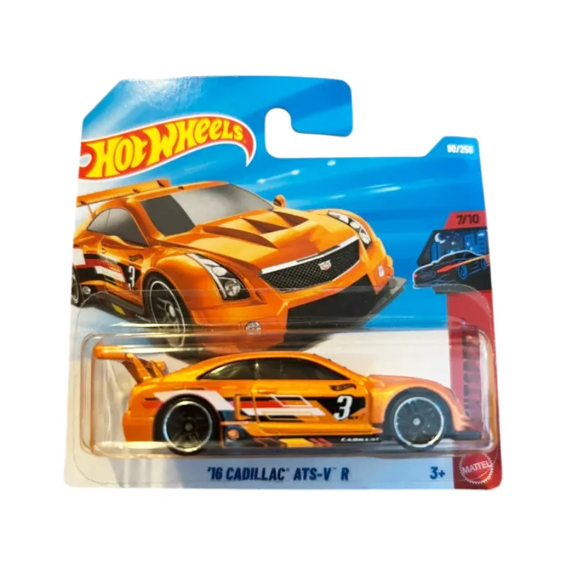 Mașinuță Hot Wheels, '16 Cadillac ATS-V R, portocaliu, 1:64 - model 2026 Mașinuță Hot Wheels, '16 Cadillac ATS-V R, portocaliu, 1:64 - model 2026