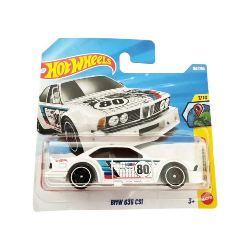 Mașinuță Hot Wheels BMW 635 CSi, alb, scara 1:64 Mașinuță Hot Wheels BMW 635 CSi, alb, scara 1:64