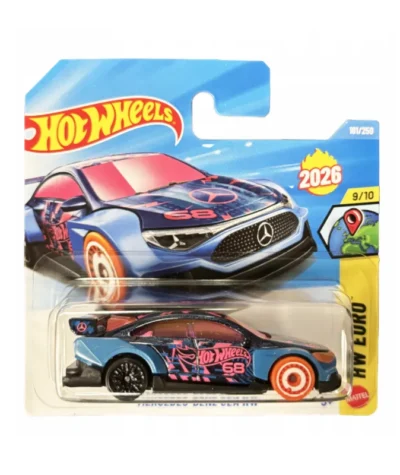 Mașinuță Hot Wheels, Mercedes-Benz CLA HW, multicolor, model 2026, scara 1:64