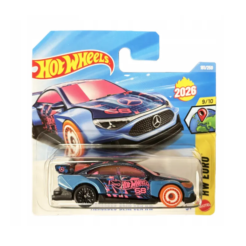 Mașinuță Hot Wheels, Mercedes-Benz CLA HW, multicolor, model 2026, scara 1:64 Mașinuță Hot Wheels, Mercedes-Benz CLA HW, multicolor, model 2026, scara 1:64
