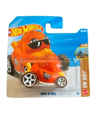 Mașinuță Hot Wheels, Duck N' Roll, portocaliu, model 2026, scara 1:64