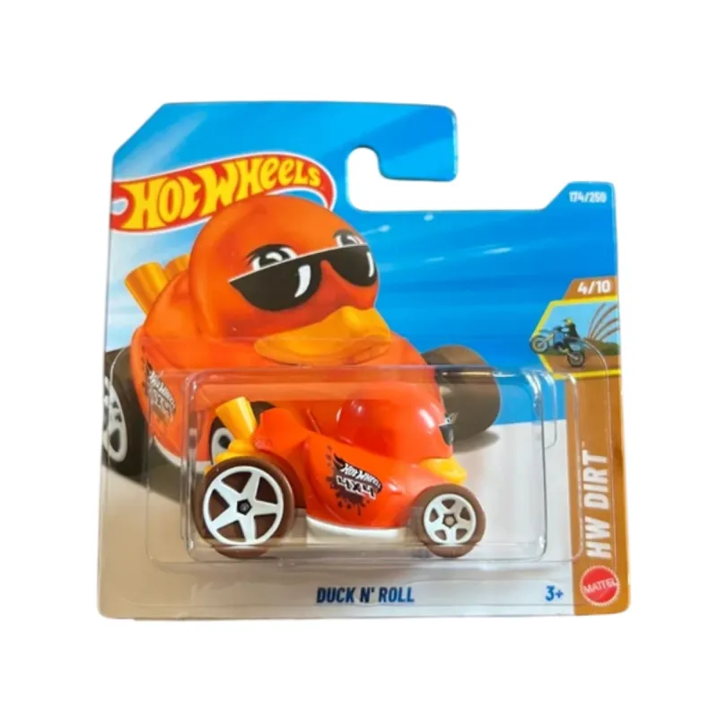 Mașinuță Hot Wheels, Duck N' Roll, portocaliu, model 2026, scara 1:64 Mașinuță Hot Wheels, Duck N' Roll, portocaliu, model 2026, scara 1:64