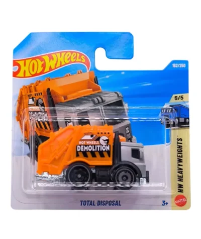 Mașinuță Hot Wheels, Total Disposal - Treasure Hunt, portocaliu, model 2026