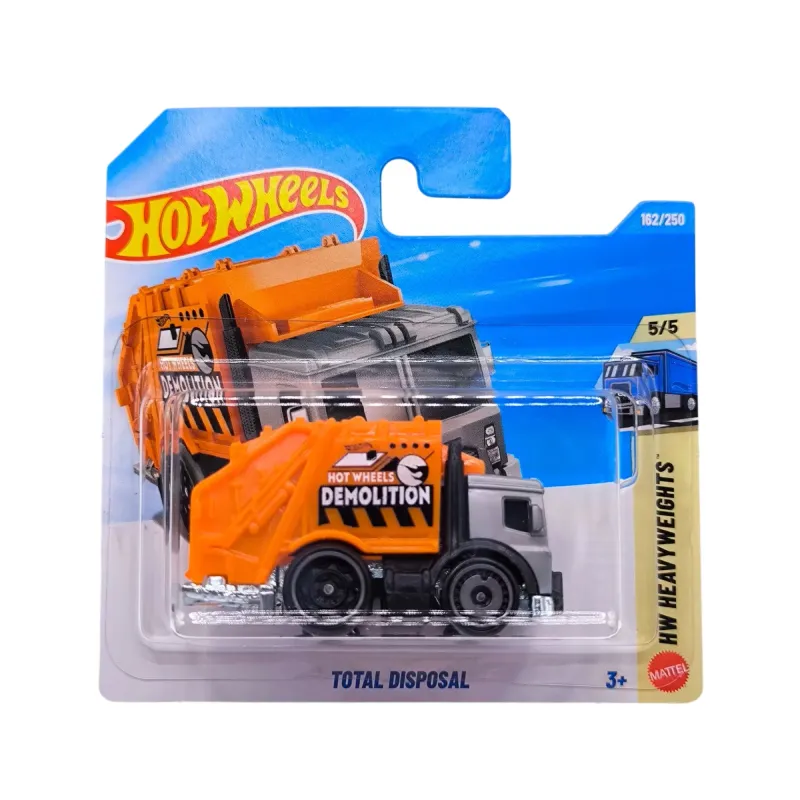 Mașinuță Hot Wheels, Total Disposal - Treasure Hunt, portocaliu, model 2026