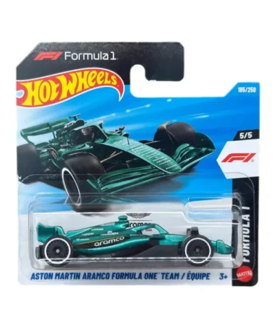Mașinuță Hot Wheels, Aston Martin Formula 1, turcoaz, model 2026, scara 1:64