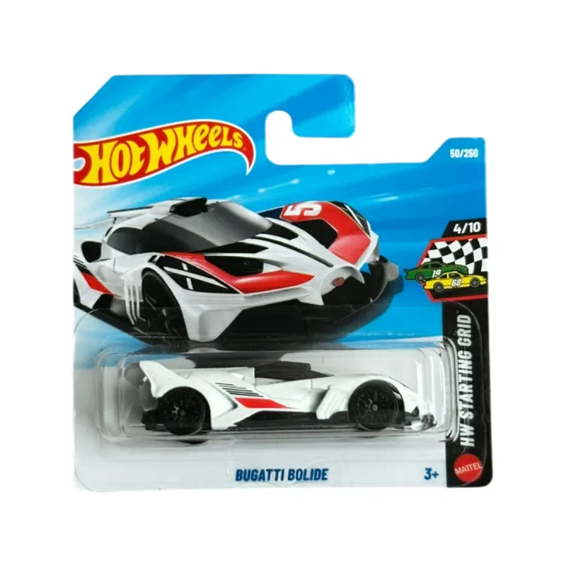 Mașinuță Hot Wheels, Bugatti Bolide, alb, model 2026, scara 1:64 Mașinuță Hot Wheels, Bugatti Bolide, alb, model 2026, scara 1:64
