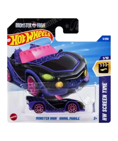 Mașinuță Hot Wheels, Monster High, mov, model 2025, scara 1:64