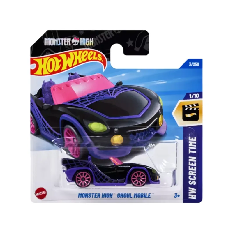 Mașinuță Hot Wheels, Monster High, mov, model 2025, scara 1:64 Mașinuță Hot Wheels, Monster High, mov, model 2025, scara 1:64