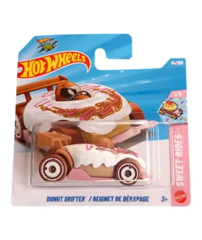 Mașinuță Hot Wheels, Donut Drifter – model 2026, multicolor, 1:64